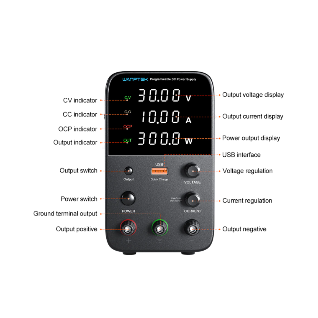 Fuente De Alimentacion Variable 0 A 60v Dc 5A Regulable